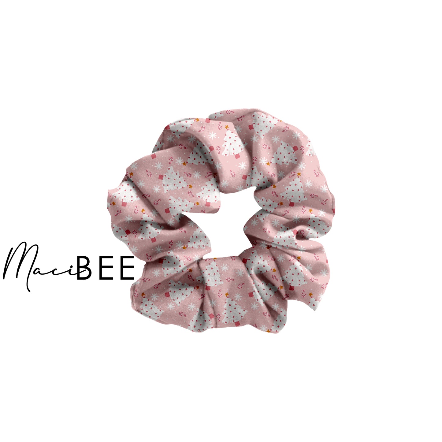 Pink Christmas || Scrunchie