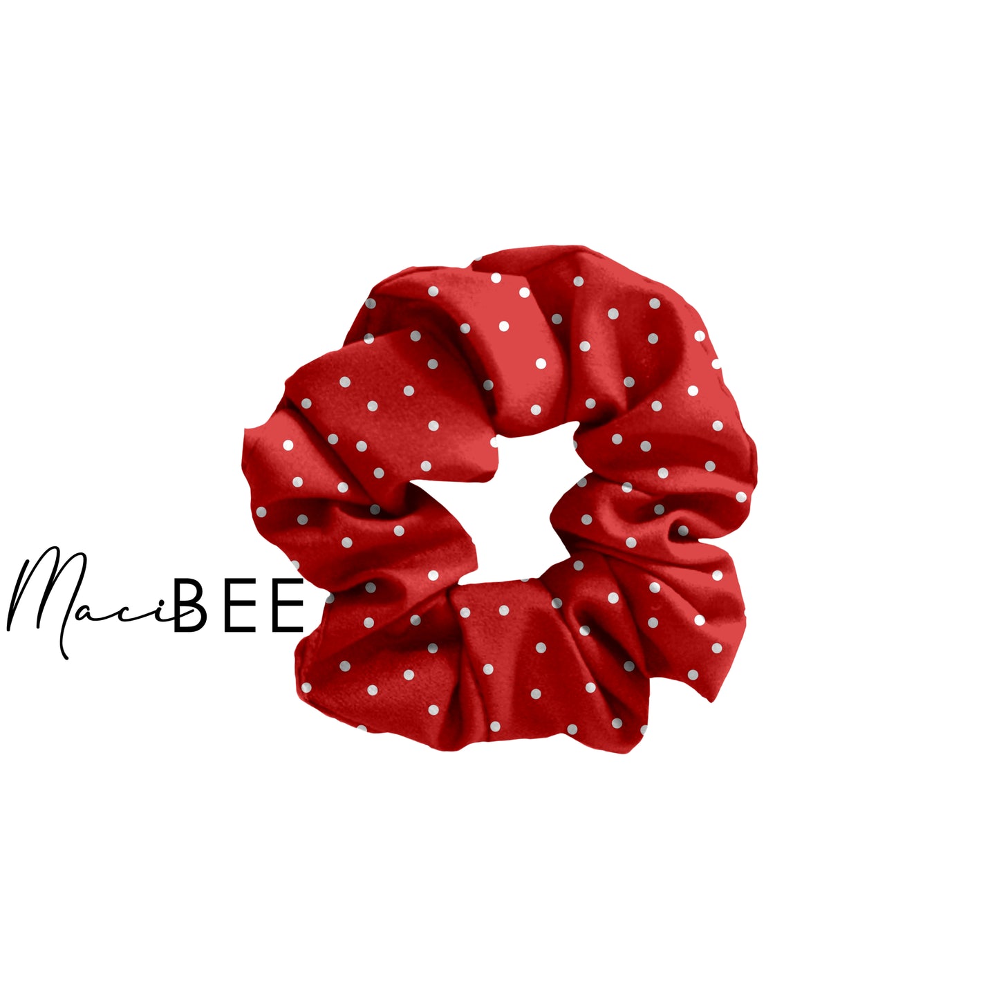 Red Dots || Scrunchie