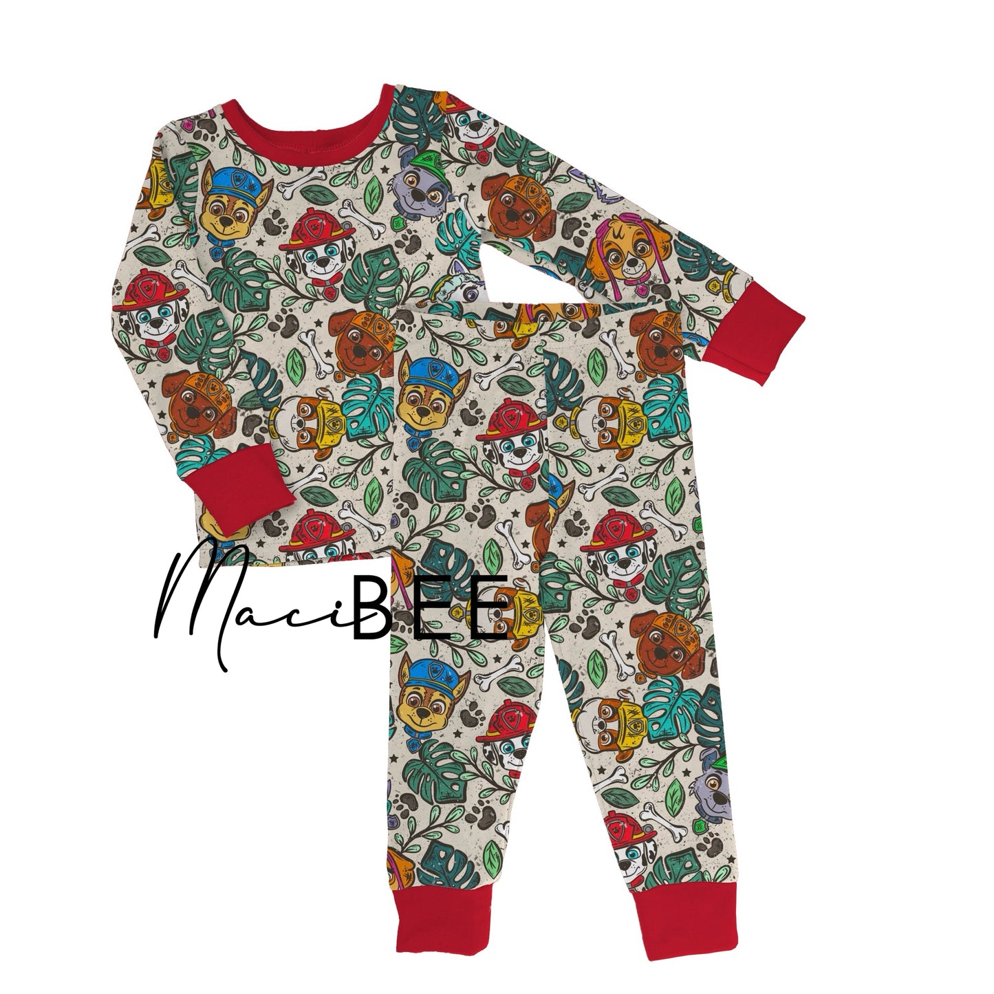 Forest Pups || Pajama Set