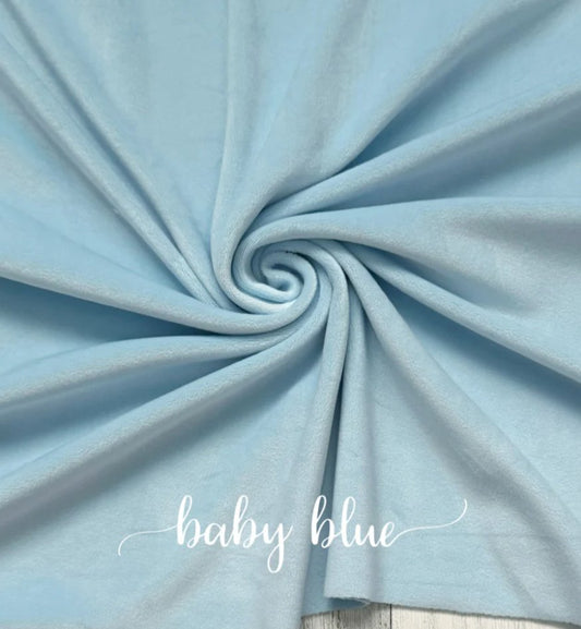 BABY BLUE PLUSHY VELVET