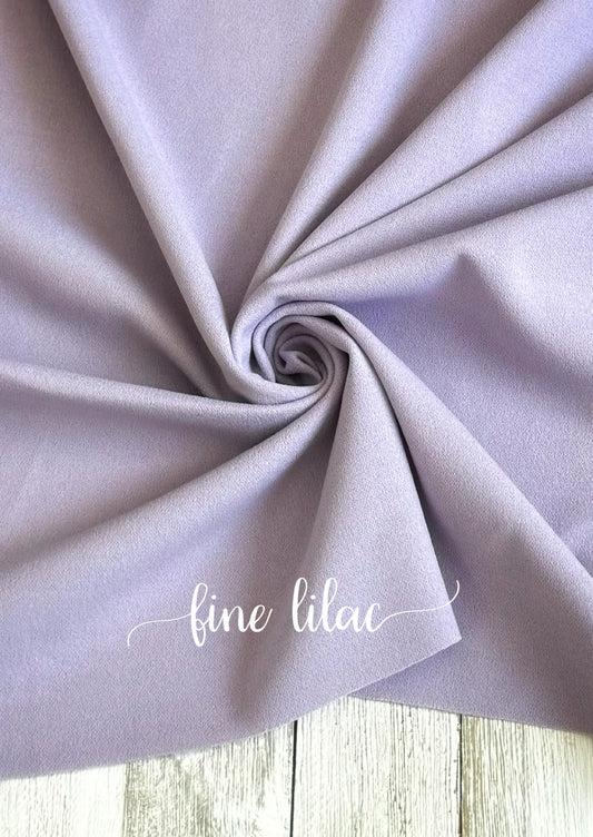 FINE LILAC CREPE