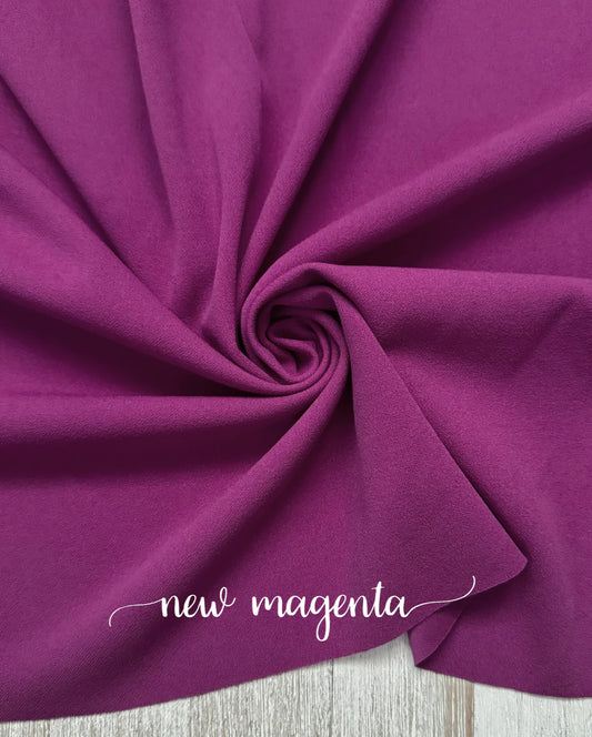 NEW MAGENTA CREPE