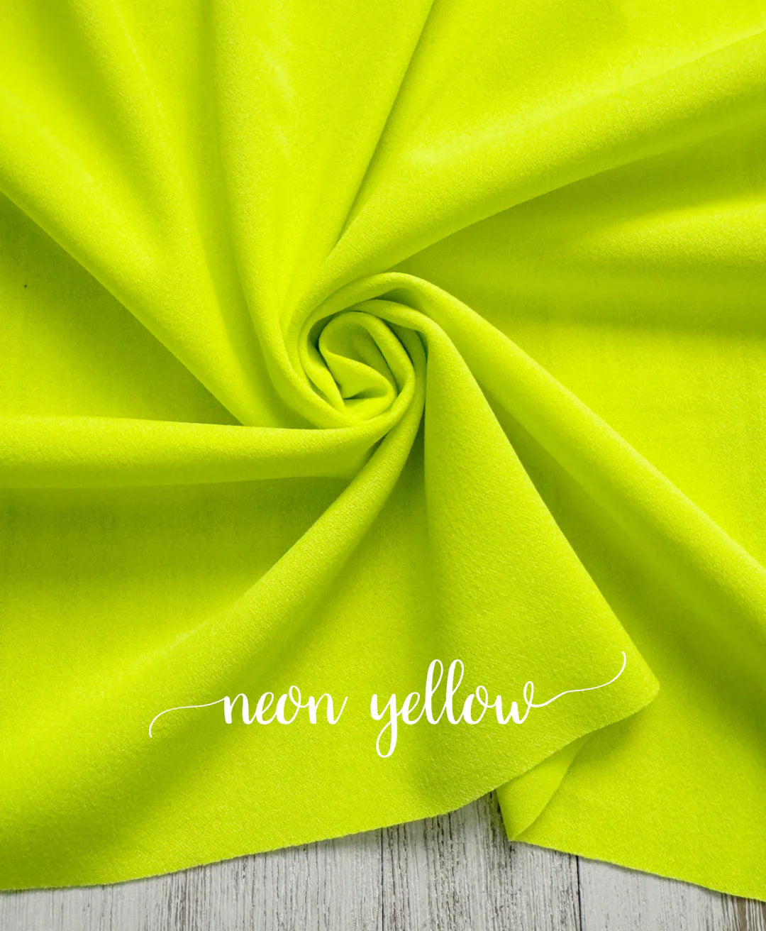 NEON YELLOW CREPE