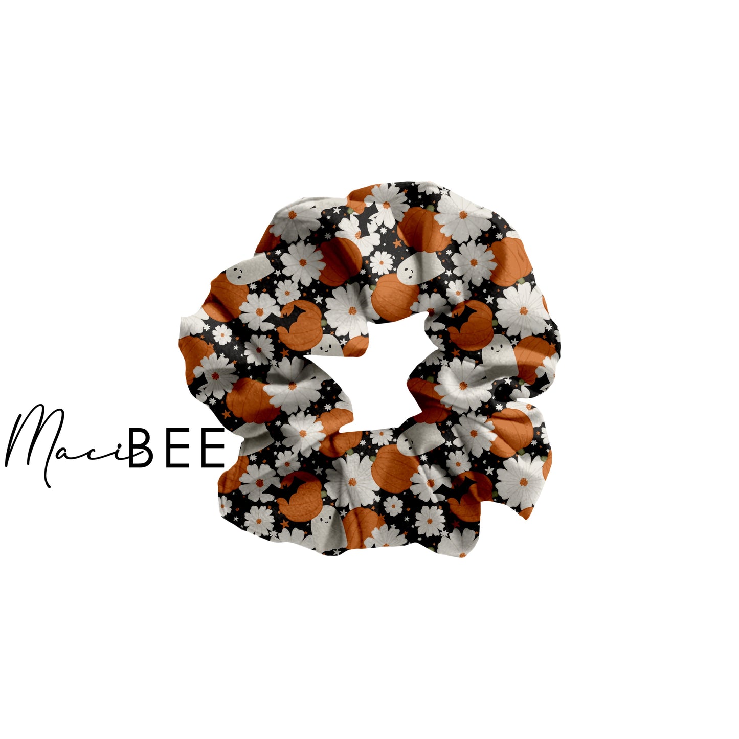 Halloween Floral || Scrunchie