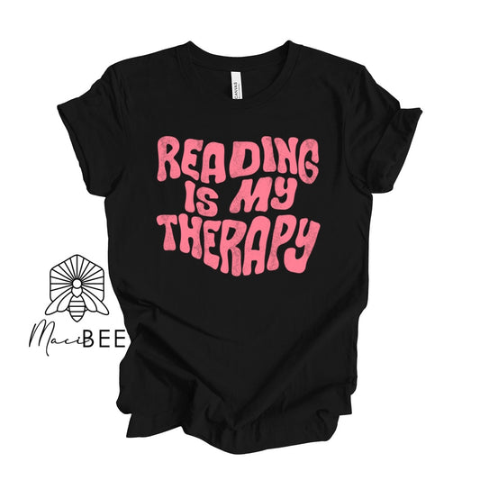 Reading Is My Therapy || Tee