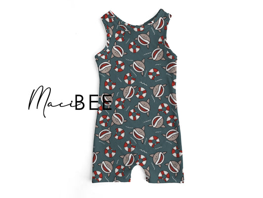 Sharks || Ollie Romper