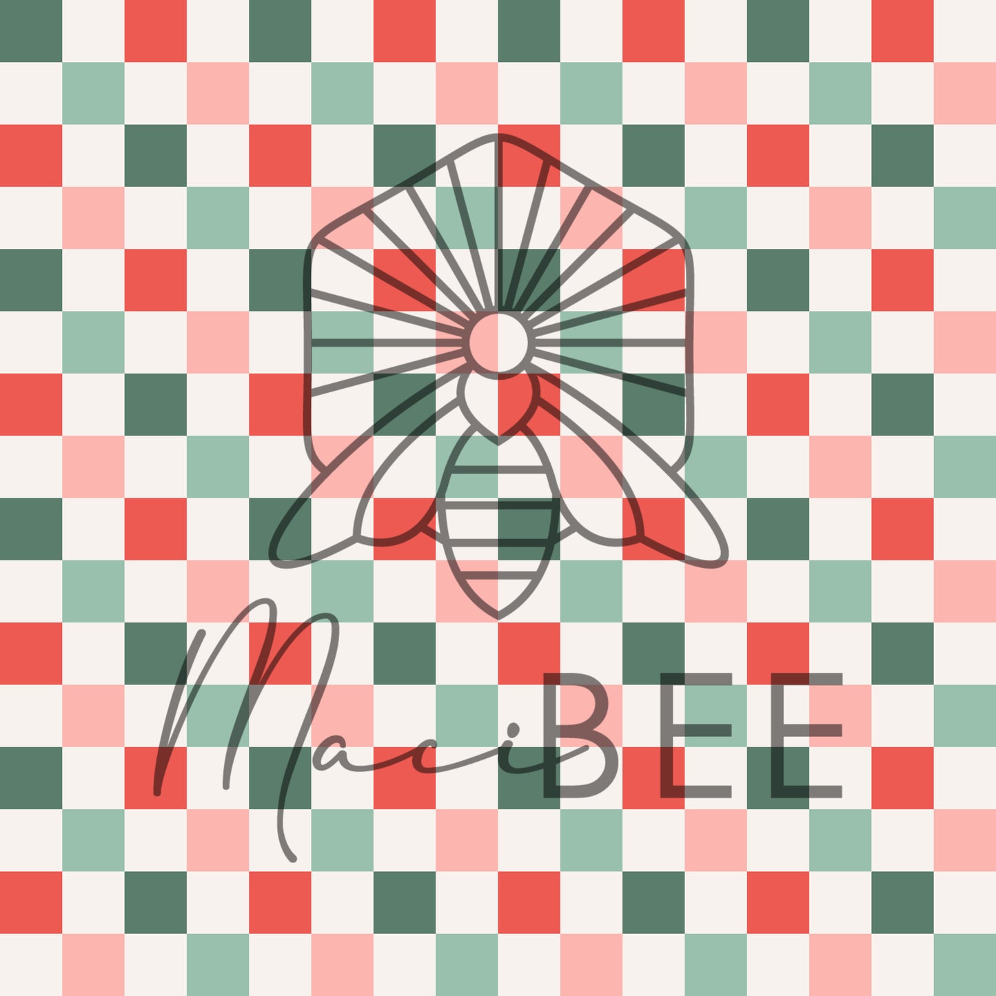 Christmas Checkered Seamless File