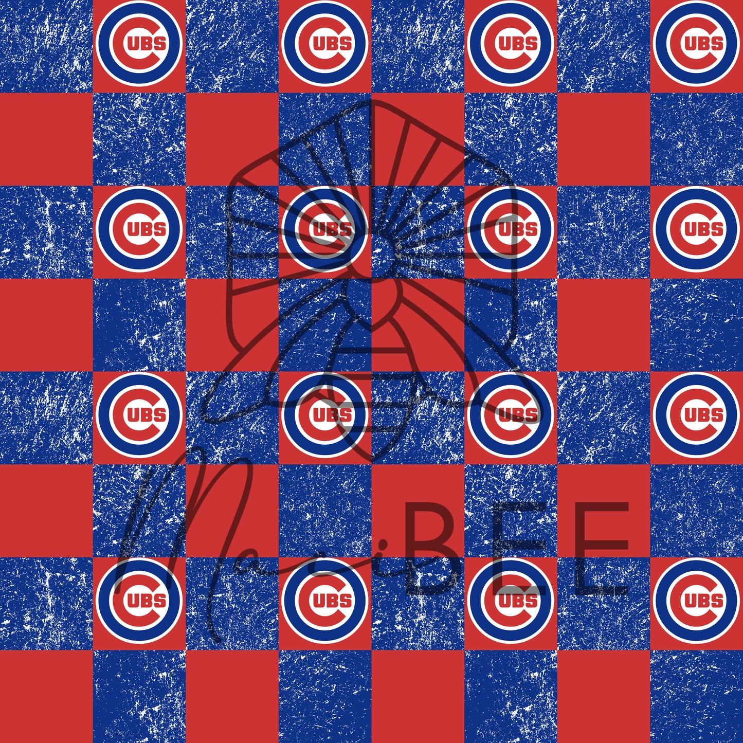 Baseball Checkered Seamless File