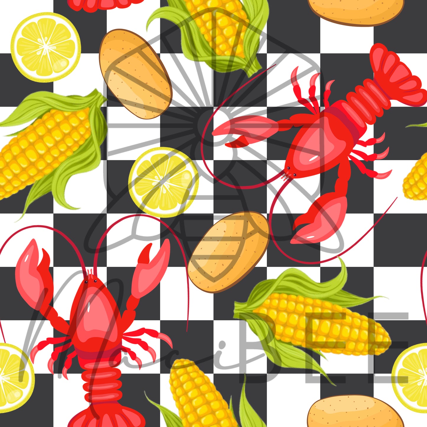 Crawfish Check Seamless File